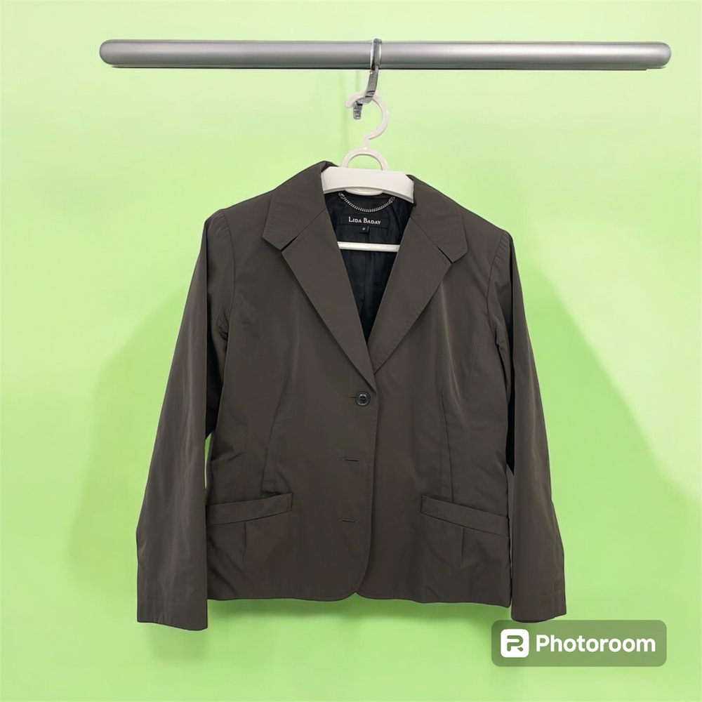 🇨🇦Lida Baday Blazer size 10 Sage Green EUC - Picture 1 of 6